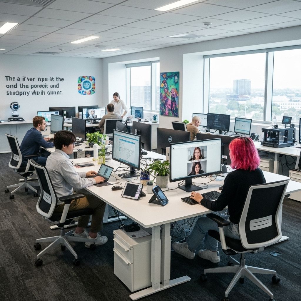 Modern tech company office